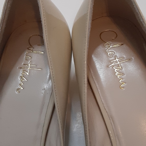 Cole Haan Darlene Patent Leather Low Wedge - Picture 7 of 8